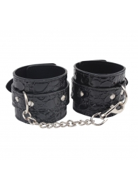 Черные наручники Be good Wrist Cuffs - Chisa - купить с доставкой в Пскове