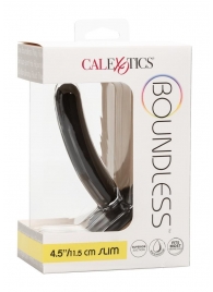 Черный анальный стимулятор Boundless 4.5” Slim Probe - 11,5 см. - California Exotic Novelties - купить с доставкой в Пскове