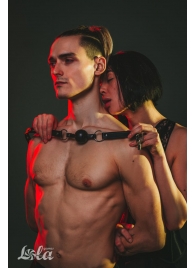 Черный кляп Love Addict на замочке - Lola Games - купить с доставкой в Пскове