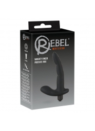 Черный вибромассажер простаты Naughty Finger Prostate Vibe - 13,8 см. - Orion - в Пскове купить с доставкой