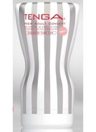 Мастурбатор TENGA Squeeze Tube Cup Soft - Tenga - в Пскове купить с доставкой