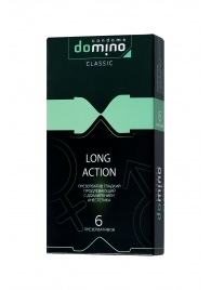 Презервативы с пролонгирующим эффектом DOMINO Classic Long action - 6 шт. - Domino - купить с доставкой в Пскове