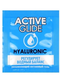 Лубрикант на водной основе Active Glide с гиалуроновой кислотой - 3 гр. - Биоритм - купить с доставкой в Пскове