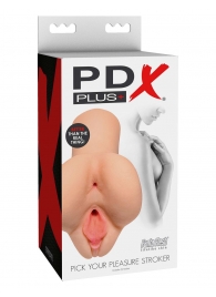 Телесный мастурбатор Pick Your Pleasure Stroker - Pipedream - в Пскове купить с доставкой