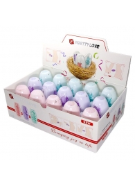 Набор из 15 мини-мастурбаторов Fantastic Egg Hard Boiled - Baile - в Пскове купить с доставкой