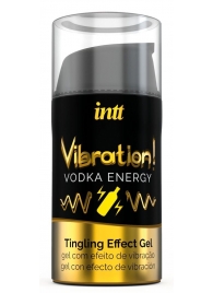 Жидкий интимный гель с эффектом вибрации Vibration! Vodka Energy - 15 мл. - INTT - купить с доставкой в Пскове