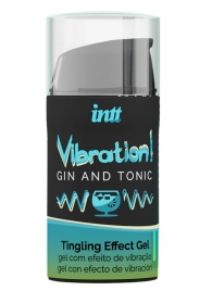 Жидкий интимный гель с эффектом вибрации Vibration! Gin   Tonic - 15 мл. - INTT - купить с доставкой в Пскове