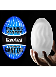 Мастурбатор-яйцо Giant Egg Climax Spirals Edition - Lovetoy - в Пскове купить с доставкой