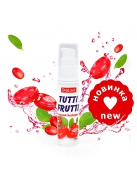 Гель-смазка Tutti-frutti со вкусом барбариса - 30 гр. - Биоритм - купить с доставкой в Пскове