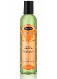 Массажное масло Naturals Tropical Mango с ароматом манго - 236 мл. - Kama Sutra - купить с доставкой в Пскове