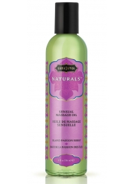 Массажное масло Naturals Island Passion Berry с ароматом тропических фруктов - 236 мл. - Kama Sutra - купить с доставкой в Пскове