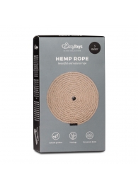 Пеньковая веревка для связывания Hemp Rope - 5 м. - Easy toys - купить с доставкой в Пскове