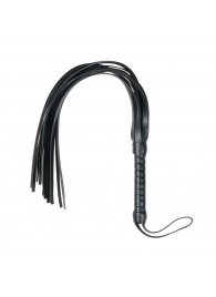 Черный флоггер Flogger Whip - 46 см. - Easy toys - купить с доставкой в Пскове