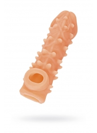 Телесная закрытая насадка с пупырышками Cock Sleeve Size S - 13,8 см. - KOKOS - в Пскове купить с доставкой Телесная закрытая насадка с пупырышками Cock Sleeve Size S - 13,8 см. - KOKOS - в Пскове купить с доставкой