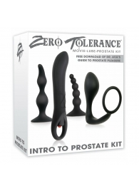 Набор стимуляторов простаты Intro To Prostate Kit - Zero Tolerance - в Пскове купить с доставкой