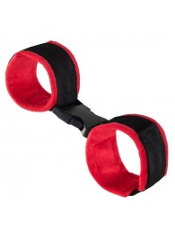 Красно-черные велюровые оковы Anonymo - ToyFa - купить с доставкой в Пскове