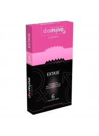 Презервативы с точками и рёбрышками DOMINO Classic Extase - 6 шт. - Domino - купить с доставкой в Пскове