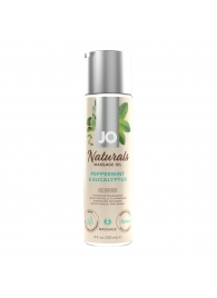 Массажное масло с ароматом перечной мяты и эвкалипта JO Naturals Peppermint   Eucalyptus - 120 мл. - System JO - купить с доставкой в Пскове