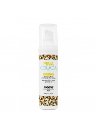 Разогревающее массажное масло с ароматом пина колада Gourmet Pina Colada - 50 мл. - Exsens - купить с доставкой в Пскове