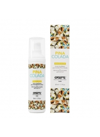 Разогревающее массажное масло с ароматом пина колада Gourmet Pina Colada - 50 мл. - Exsens - купить с доставкой в Пскове