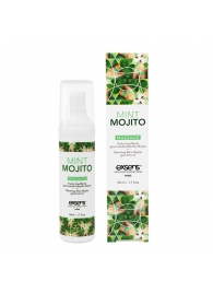 Разогревающее массажное масло с ароматом мохито Gourmet Mint Mojito - 50 мл. - Exsens - купить с доставкой в Пскове