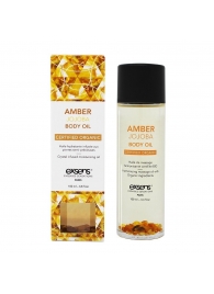 Органическое массажное масло AMBER JOJOBA - 100 мл. - Exsens - купить с доставкой в Пскове
