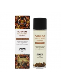 Органическое массажное масло TIGER EYE MACADAMIA - 100 мл. - Exsens - купить с доставкой в Пскове