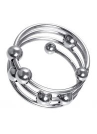 Большое металлическое кольцо под головку пениса - ToyFa - купить с доставкой в Пскове