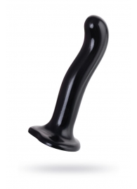 Черный стимулятор для пар P G-Spot Dildo Size L - 19 см. - Strap-on-me - в Пскове купить с доставкой