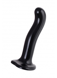 Черный стимулятор для пар P G-Spot Dildo Size L - 19 см. - Strap-on-me - в Пскове купить с доставкой
