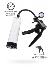 Прозрачная механическая помпа для пениса Viggo - Sexus - в Пскове купить с доставкой