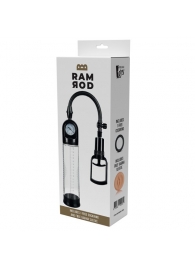 Прозрачная вакуумная помпа с манометром Deluxe Penis Pump - Dream Toys - в Пскове купить с доставкой