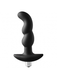 Черная вибропробка для простаты FantASStic Vibrating Prostate Plug - 14,5 см. - Dream Toys - в Пскове купить с доставкой