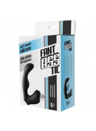 Черный вибромассажер простаты FantASStic Vibrating Prostate Massager - 11,3 см. - Dream Toys - в Пскове купить с доставкой