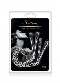 Регулируемые зажимы для сосков Sweet Caress Nipple Chain - Sweet Caress - купить с доставкой в Пскове
