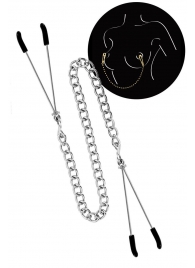 Регулируемые зажимы для сосков Sweet Caress Nipple Chain - Sweet Caress - купить с доставкой в Пскове