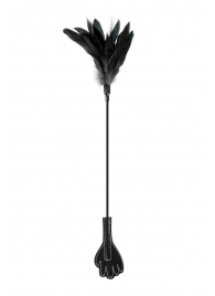 Двусторонний стек-щекоталка Sweet Caress Feather Whip - 58 см. - Sweet Caress - купить с доставкой в Пскове