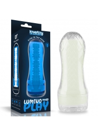 Светящийся в темноте мастурбатор Lumino Play Masturbator Ribbed - Lovetoy - в Пскове купить с доставкой