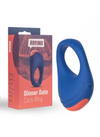 Синее эрекционное кольцо RRRING Dinner Date Cock Ring - FeelzToys - в Пскове купить с доставкой