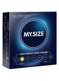 Презервативы MY.SIZE размер 49 - 3 шт. - My.Size - купить с доставкой в Пскове