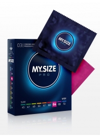 Презервативы MY.SIZE размер 64 - 3 шт. - My.Size - купить с доставкой в Пскове