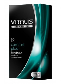Контурные презервативы VITALIS PREMIUM comfort plus - 12 шт. - Vitalis - купить с доставкой в Пскове