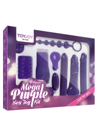 Эротический набор Toy Joy Mega Purple - Toy Joy - купить с доставкой в Пскове