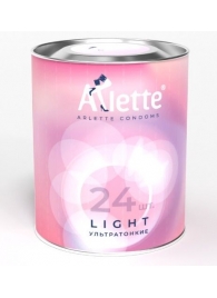 Ультратонкие презервативы Arlette Light - 24 шт. - Arlette - купить с доставкой в Пскове