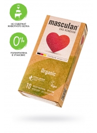 Экологически чистые презервативы Masculan Organic - 10 шт. - Masculan - купить с доставкой в Пскове