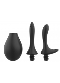 Черный анальный душ Nexus Anal Douche Set с 2 сменными насадками - Nexus Range - купить с доставкой в Пскове