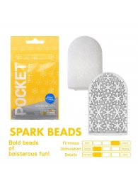 Карманный мастурбатор Spark Beads - Tenga - в Пскове купить с доставкой