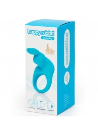 Голубое эрекционное виброкольцо Happy Rabbit Rechargeable Rabbit Cock Ring - Happy Rabbit - в Пскове купить с доставкой