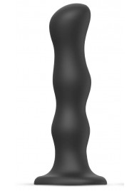 Черная насадка Strap-On-Me Dildo Geisha Balls size XL - Strap-on-me - купить с доставкой в Пскове