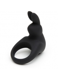 Черное эрекционное виброкольцо Happy Rabbit Rechargeable Rabbit Cock Ring - Happy Rabbit - в Пскове купить с доставкой